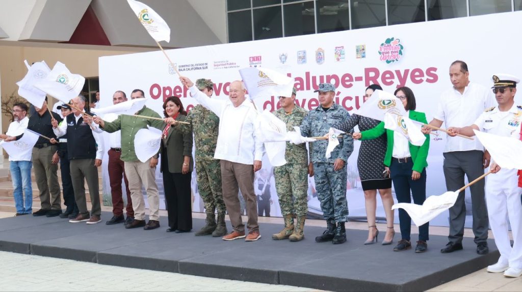 Pone en marcha Gobernador Operativo Guadalupe-Reyes 2025 para fortalecer la seguridad de las familias sudcalifornianas