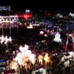 Enciende Gobernador Castro Cosío luces navideñas en la Plaza de la Reforma