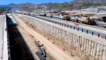 AVANCE CONSTRUCCIÓN GLORIETA MUJERES LIBRES BCS 3