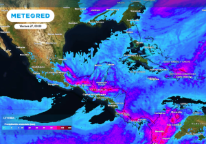 El tiempo en México esta semana: Lluvias con vientos fuertes por el frente frío 37 y su masa de aire frío