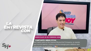 Entrevista con Memo Fitch, cantante. 25 de febrero 2026