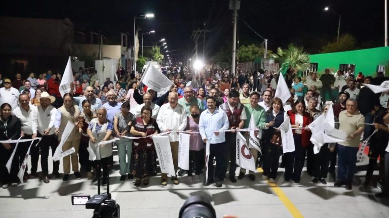 Entrega Gobernador obras y espacios públicos en beneficio de familias de Villas de Guadalupe en La Paz