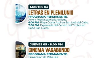 AGENDA CULTURAL ARTÍSTICA 3 AL 7 MARZO