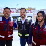 Entrega Christian Agúndez apoyos a familias afectadas por incendio de sus locales en Cabo San Lucas