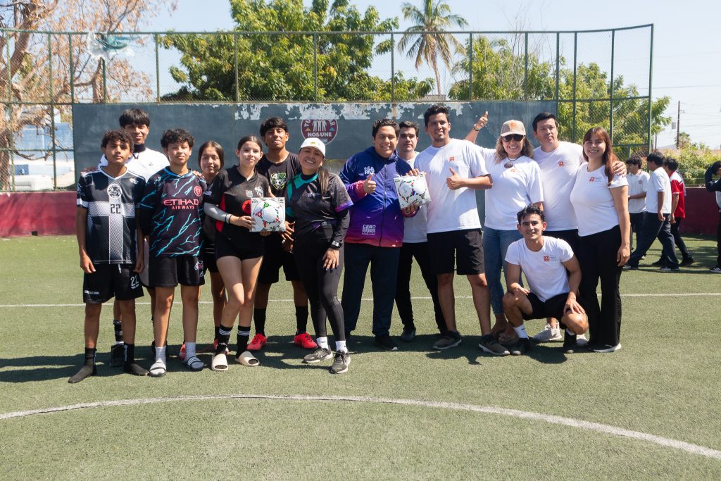 Se suman juventudes de BCS a Jornada Nacional de Fútbol con más de 100 participantes