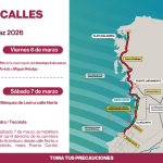 Cierre vial del malecón hasta playa Balandra por Triatlón “AsTri La Paz”