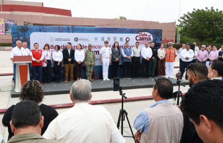 Inicia operativo de Semana Santa 2026 en BCS; VMCC resalta la importancia de la seguridad y la participación ciudadana