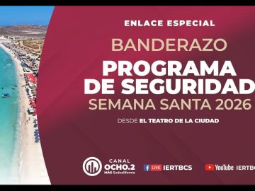 🔴Banderazo del programa de seguridad en Semana Santa, en la Explanada del Teatro de la Ciudad.