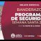 🔴Banderazo del programa de seguridad en Semana Santa, en la Explanada del Teatro de la Ciudad.