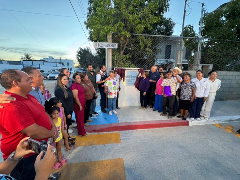 Entrega Gobernador VMCC tres obras de pavimentación con inversión de 58 mdp en Los Cabos