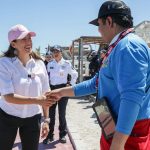 Milena Quiroga encabeza operativo de regreso seguro en La Paz que recibirá a más de 20,000 visitantes de playas