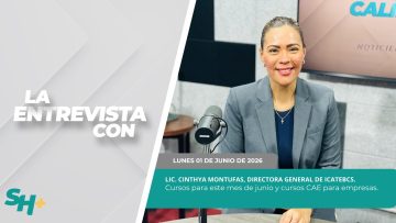 #LaEntrevista con la Lic. Cinthya Montufas, Directora General de ICATEBCS. – 01 de junio 2026.
