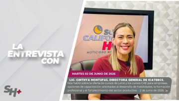 #LaEntrevista con Lic. Cinthya Montufas, Directora General de ICATEBCS.. – 2 de junio de 2026. 📚💼✨