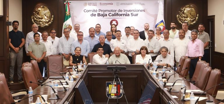Encabeza Gobernador primera sesión del Comité Promotor de Inversiones; presentan 29 proyectos autorizados para BCS