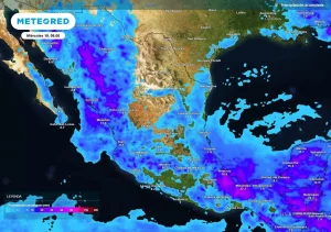 Calor superará los 40 °C en el Norte esta tarde de martes, generándose tormentas en Occidente, Centro y Golfo de México