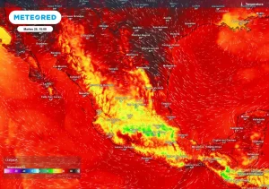 Ciclón Iselle se fortalece y una Onda Tropical genera lluvias hoy martes en México, persistiendo calor superior a 40 °C