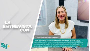 #LaEntrevista con Cinthya Montufas, directora general de ICATEBCS. –  21 de agosto de 2026. 📚💼✨