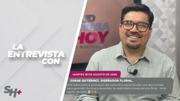 #LaEntrevista con Jorge Gutiérrez, diseñador floral. – 18 de agosto de 2026. 🌸💐✨