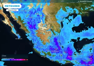 Onda Tropical, Monzón Mexicano y vaguadas ocasionarán fuertes tormentas hoy viernes en más de 15 estados