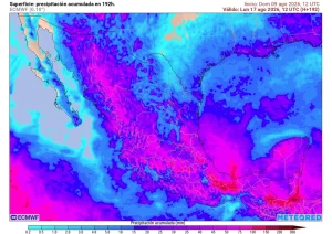 Semana del 10 al 16 de agosto: aumentarán lluvias, tormentas fuertes e inundaciones en México, continuando intenso calor