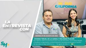 Viviana Teruel de la Garza y Rolando Placier Castro, enlace operativo.