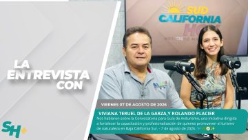 Viviana Teruel de la Garza y Rolando Placier Castro, enlace operativo.