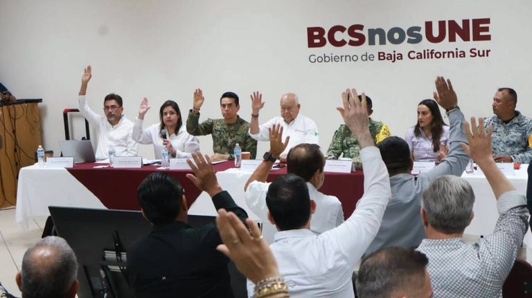 Refuerza BCS coordinación y vigilancia ante el Huracán de categoría 1 “Marie”