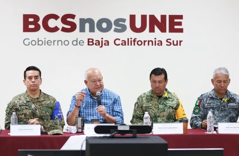 Da seguimiento el Consejo Estatal de Protección Civil a lluvias en BCS