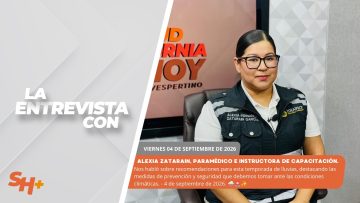 #LaEntrevista con Alexia Zatarain, paramédico e instructora.- 4 de septiembre de 2026.