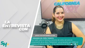 #LaEntrevista con Fernanda del Peón, pianista. – 10 de septiembre de 2026. 🎹🎤💿✨