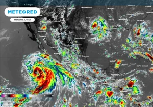 Este jueves 3 de septiembre, México con lluvias intensas por circulación de Marie y el paso de ondas tropicales