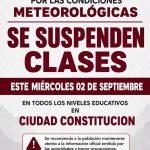 Suspende Consejo Estatal de Protección Civil clases en Ciudad Constitución por lluvias registradas