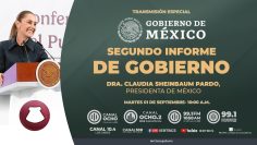 Sigue el Segundo Informe de Gobierno de la Dra. Claudia Sheinbaum Pardo, presidenta de México.