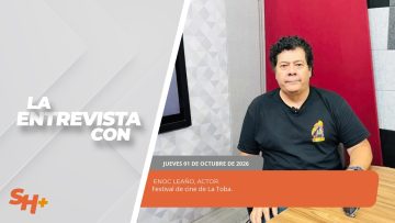 La Entrevista con el actor Enoc Leaño. Nos habló del Festival de Cine de La Toba. 01 de octubre 2026
